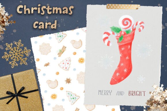 A Cozy Christmas Sock Design for Festive Crafts