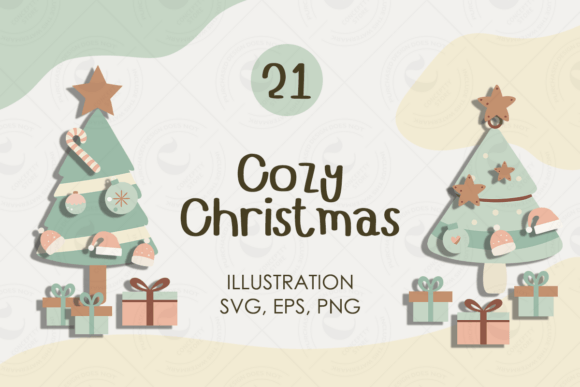 A Designer's Review: The Soft Pastel Christmas Elements Pack