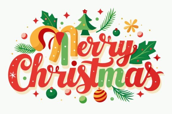 A Festive Christmas Graphic for Branding & Illustrations