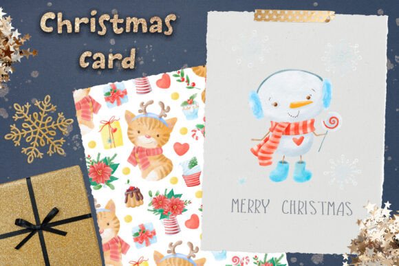 A Festive Snowman Design for Printable Graphics