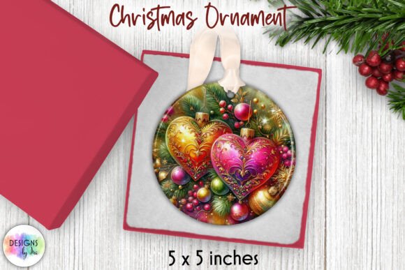 An Elegant Sublimation Graphic for Premium Handmade Christmas Items