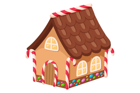 Chocolate House: A Sweet Christmas Embroidery Design