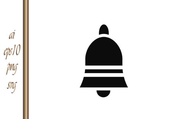 Christmas Bell Stencil Clipart for Festive Embroidery