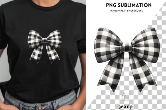 Christmas Buffalo Plaid Bow: A Versatile Graphic for Seasonal Branding