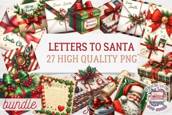 Christmas Letters to Santa Bundle: A Graphics and Illustrations Review