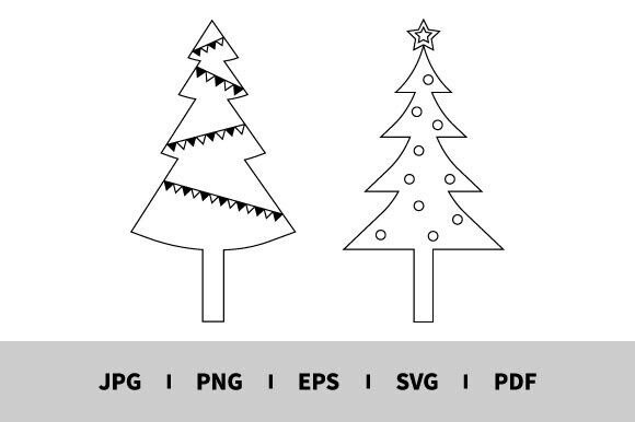 Christmas Ornamental Tree Vector: Perfect for Festive Branding