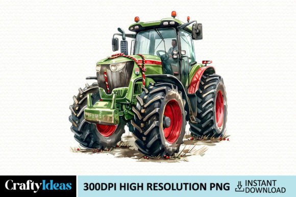 Cottage Farm Christmas Clipart: A Versatile Graphics and Illustrations Set