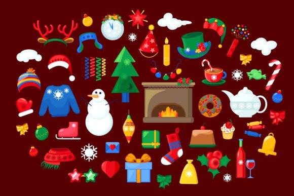 Cozy Christmas Set: A Festive Embroidery Delight