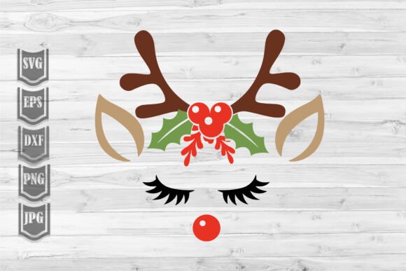 Evaluating Cute Christmas Reindeer Graphics for Local Business Branding