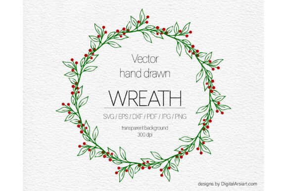 Reviewing the Xmas Wreath Frame SVG for Commercial Graphics